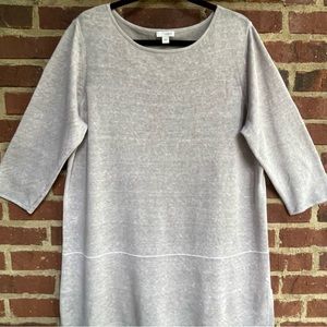 J. Jill Taupe Tunic, Large. Taupe color.